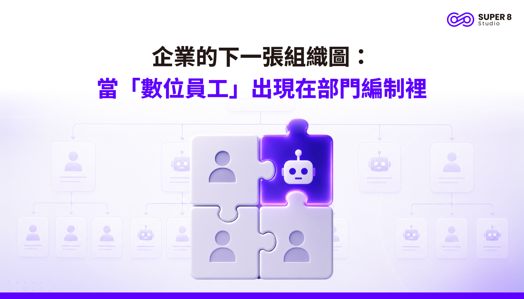 數位員工進入部門編制